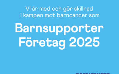 Vi är med i kampen mot barncancer